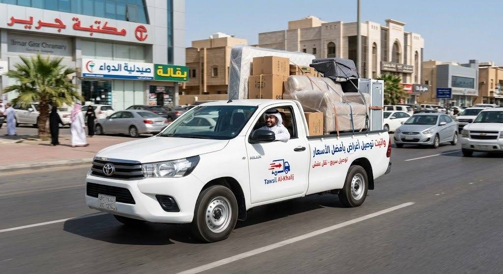 وانيت الكويت هاف لوري لنقل العفش وتوصيل الأغراض