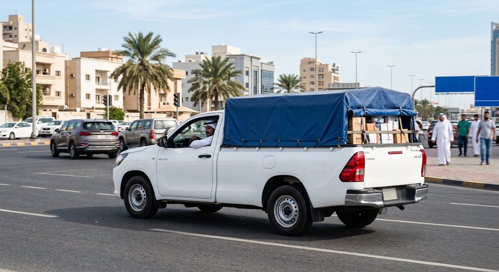 وانيت توصيل الفروانية بالكويت لتقديم أفضل خدمات نقل وتوصيل الأغراض بسرعة وأمان